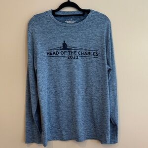 Vineyard Vines Head of the Charles 2022 Blue Long Sleeve Shirt